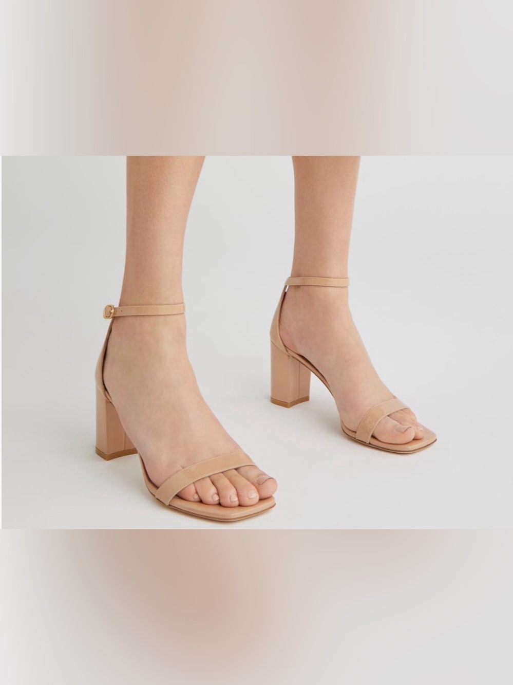 Stuart
Weitzman
NearlyNude
Ankle Strap/block heel
Sandal (Women)
Size 8
🆕